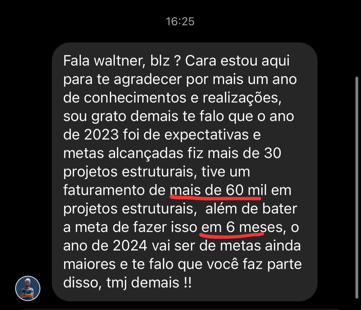 Recém formado faz R$60.000,00 em 6 meses
